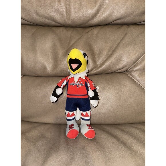 Washington Capitals NHL Slapshot Mascot 10" Plush Bleacher Creatures - Picture 1 of 10